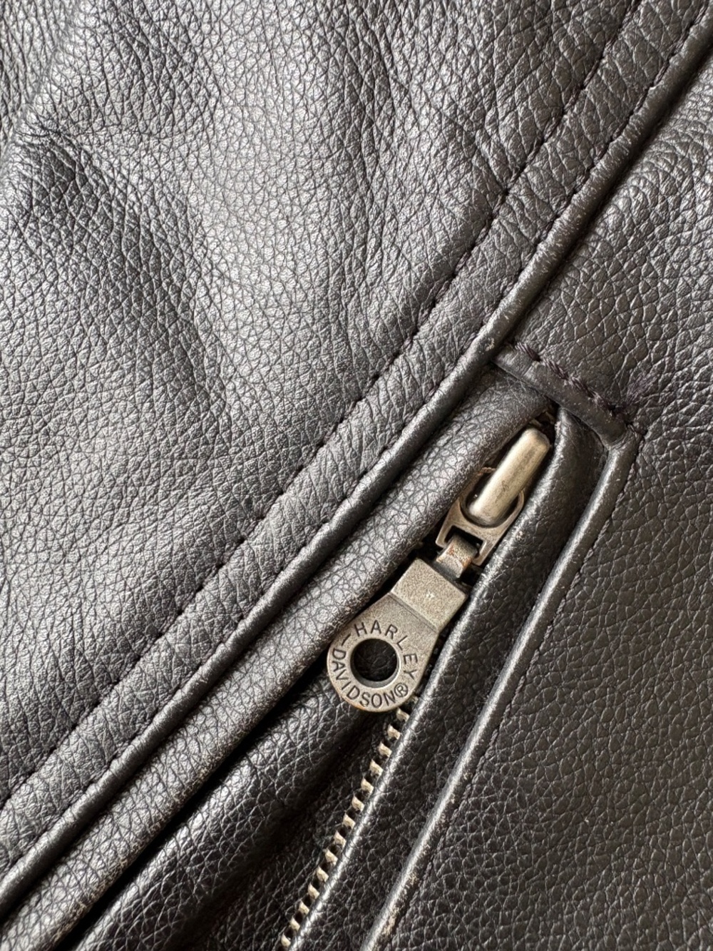 Harley Davidson Victory Lane Leather Jacket XL | #1 Logo Cafe Racer Motorcycle - Picture 5 of 14